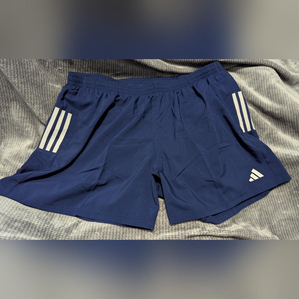 Adidas Dark Blue Running Carrera Mens Shorts Sz: 2XL NWT